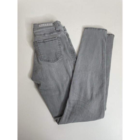 Rock & Republic Denim - Rock Republic Berlin Jeans Womens 4M Grey Skinny Stretch Logo Pockets R010189